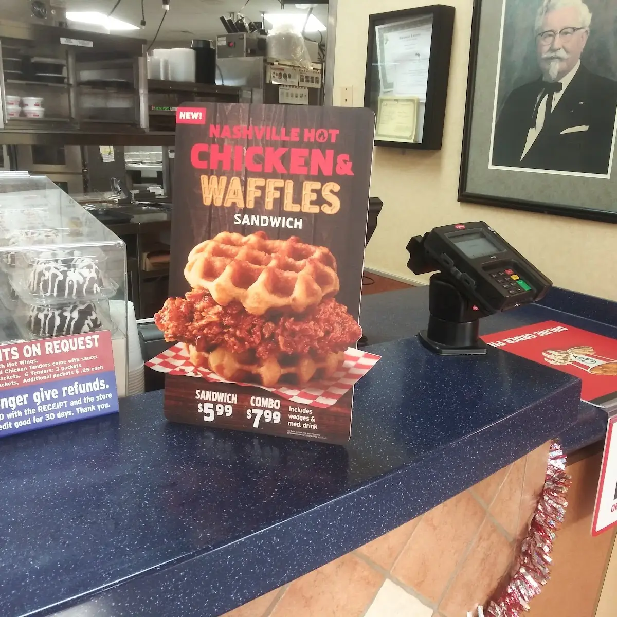 Chicken Waffle Sandwich