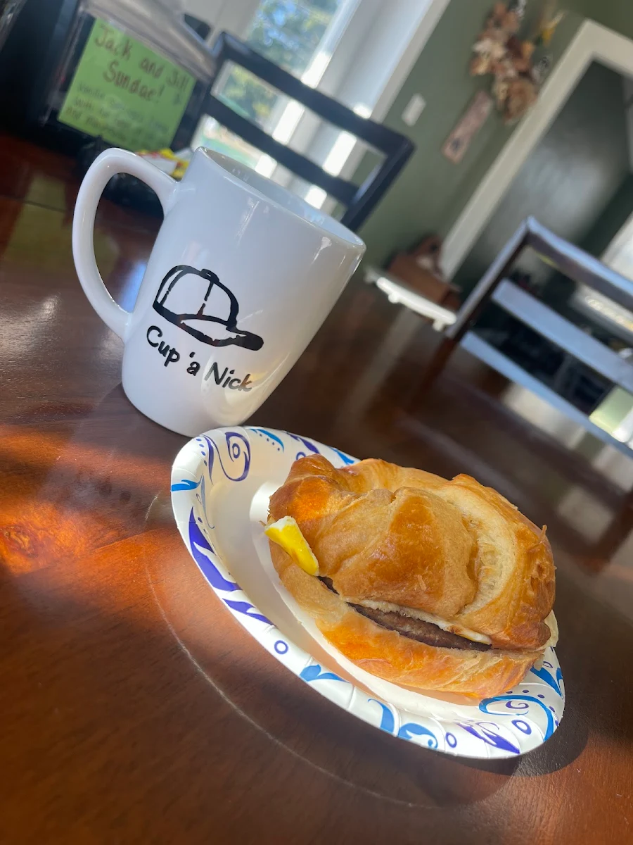Sausage Egg and Cheese Breakfast Sandwich
