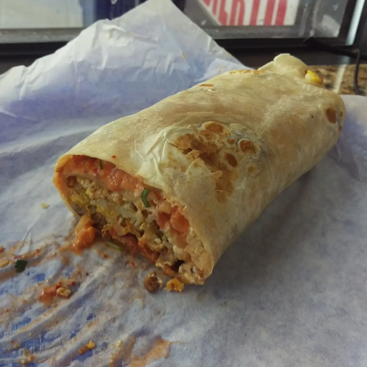 Bacon Egg Cheese Burrito