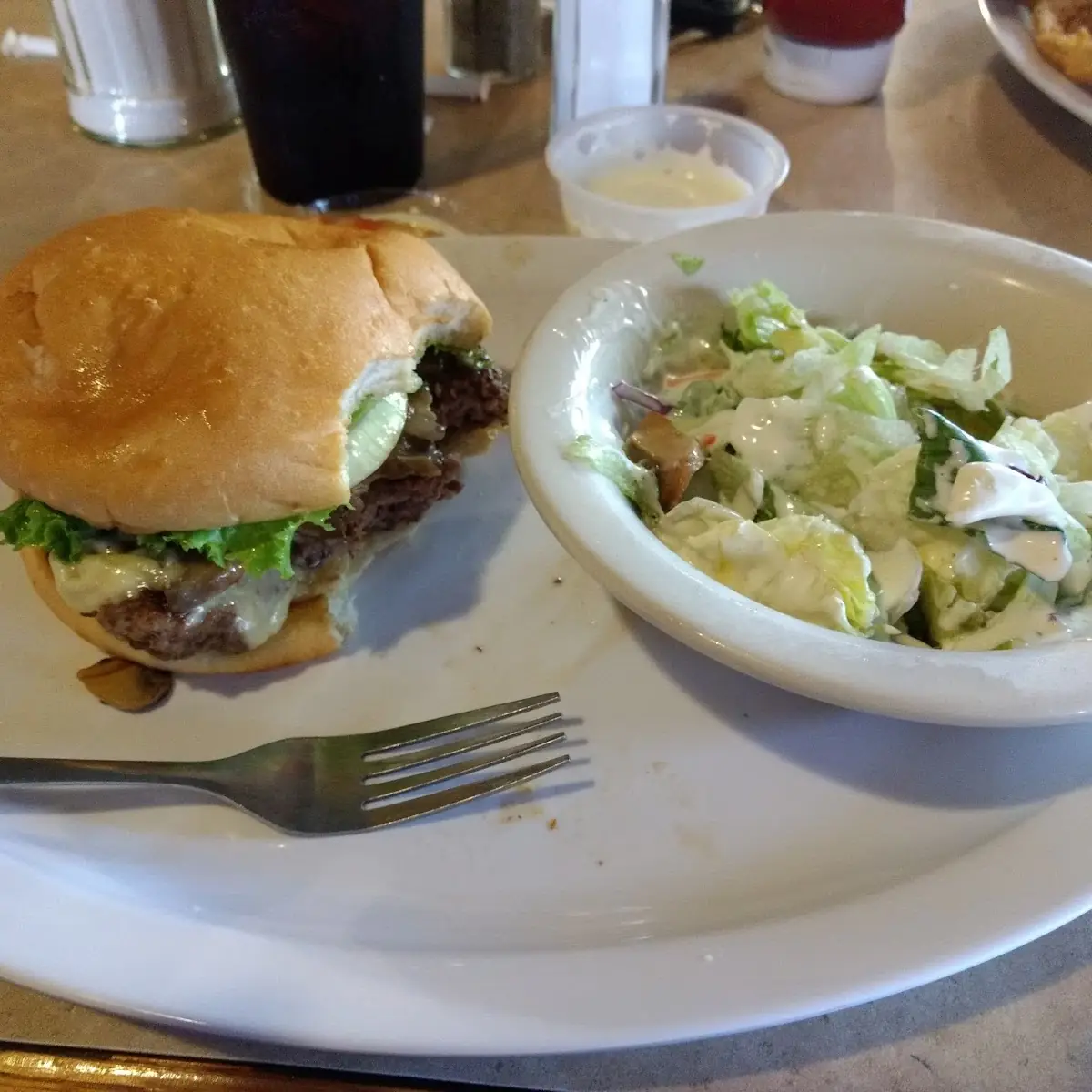 Swiss Mushroom Burger