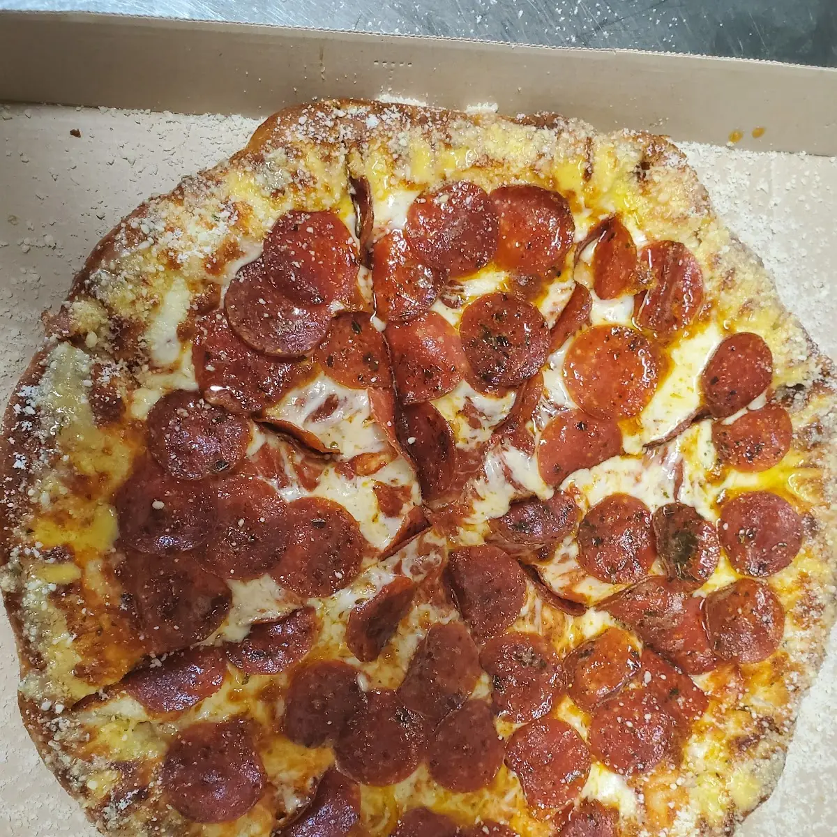 Pepperoni Stuffed Crust