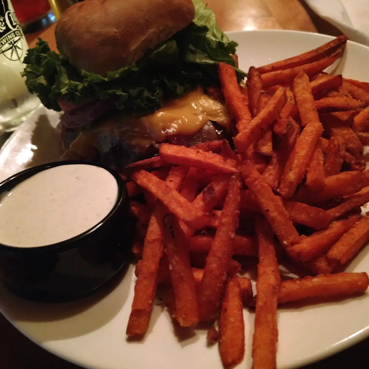 Huckleberry BBQ Bison Burger
