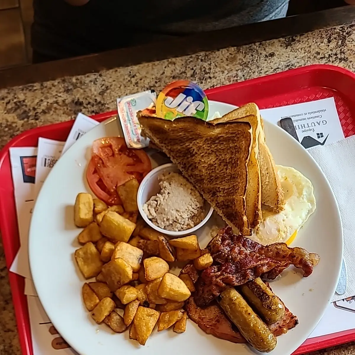 Assiette Du Travailleur