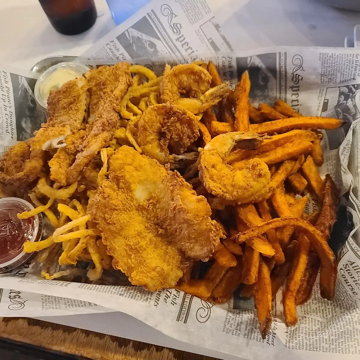 Shoe String Onion Rings