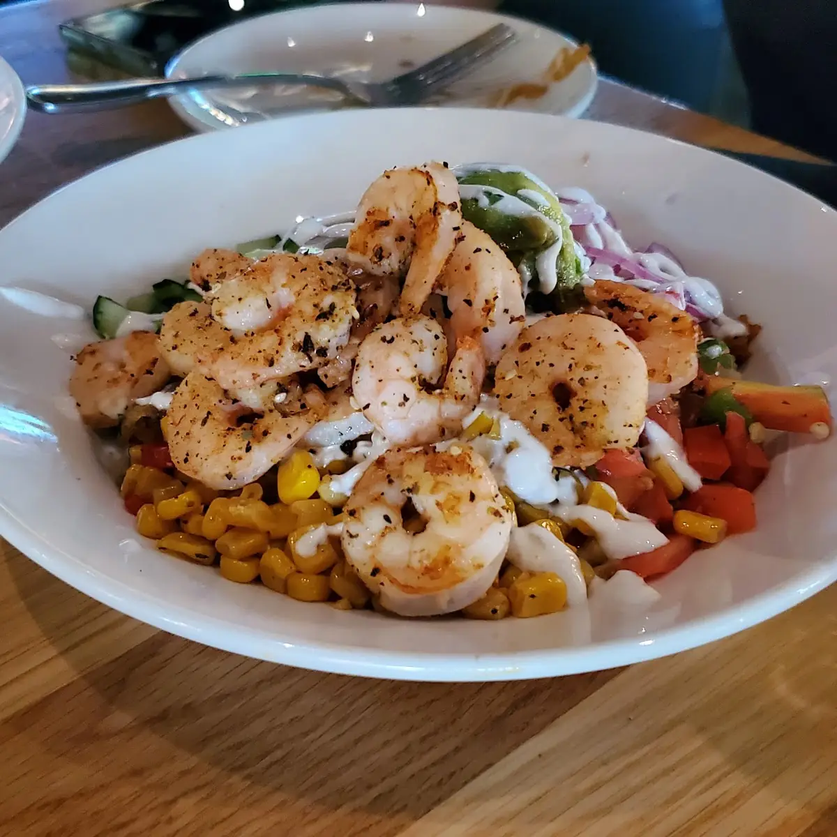 BJ's Brewhouse Protein Bowl - With Shrimp