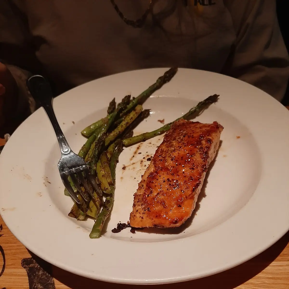 Enlightened Cherry Chipotle Glazed Salmon
