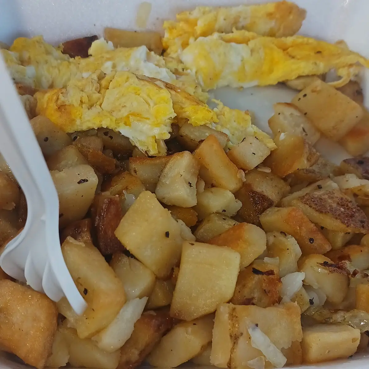Scrambled Eggs & Potatoes