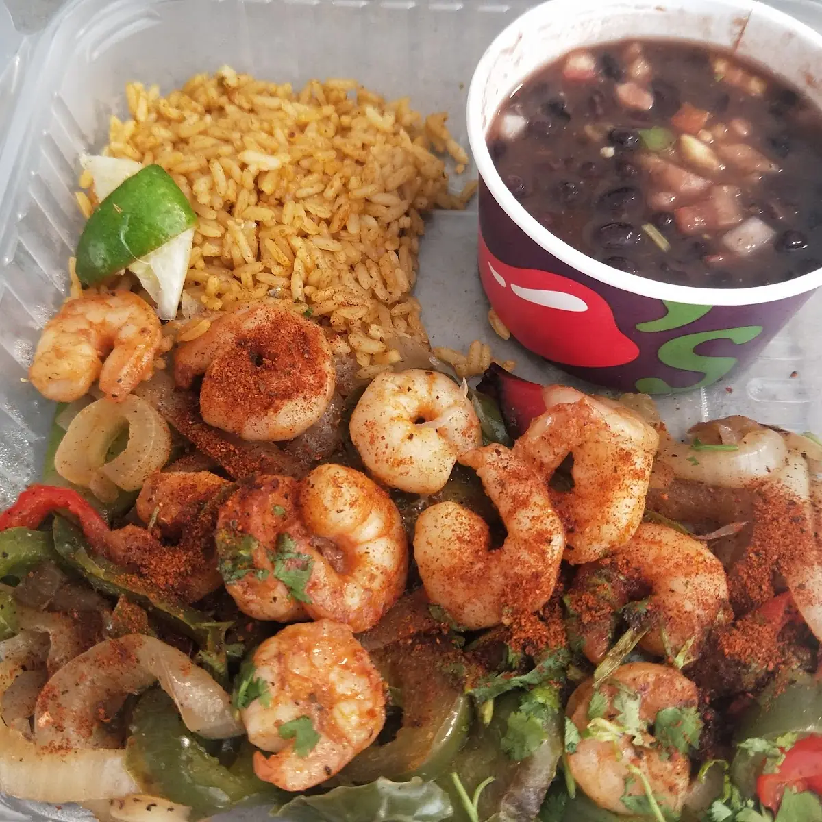 Shrimp Fajitas