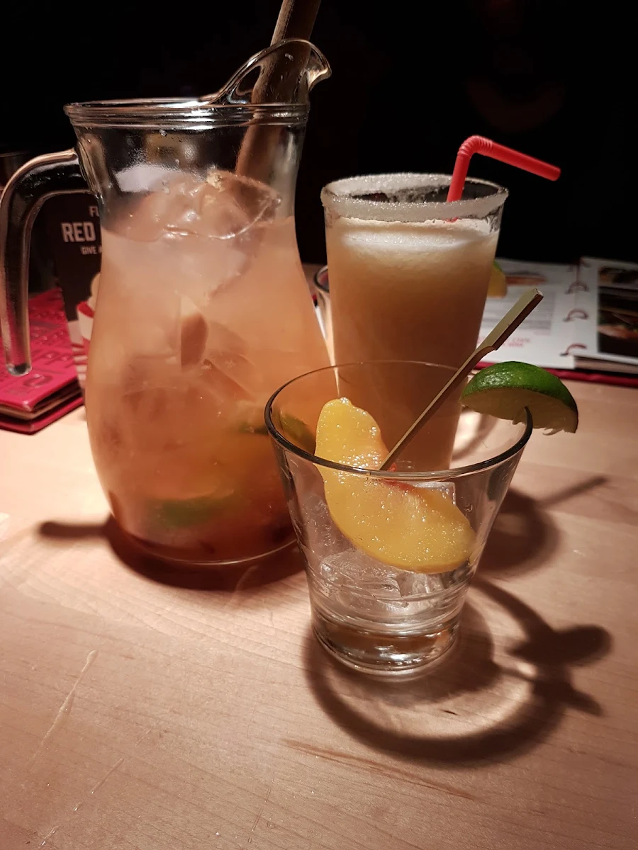 White Wine with Tropical Sangria I Think