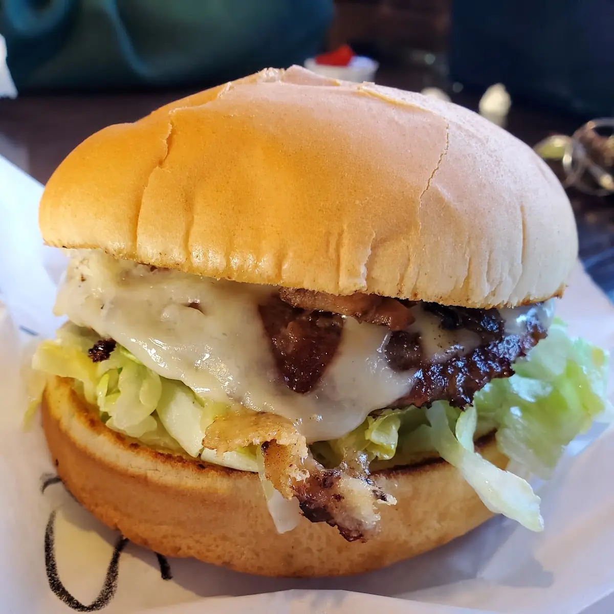 Mushroom Swiss Burger