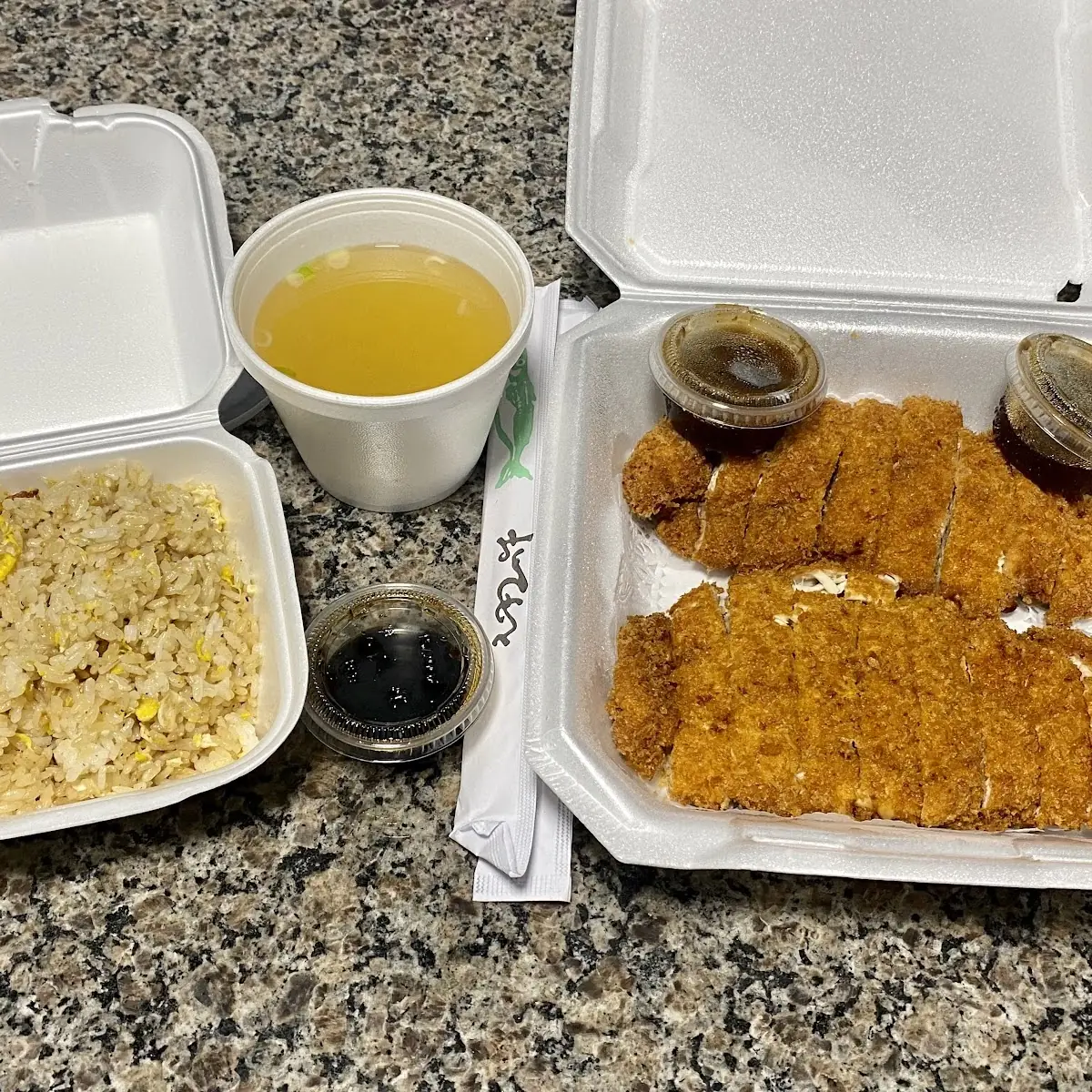 Fried Rice and Miso Soup