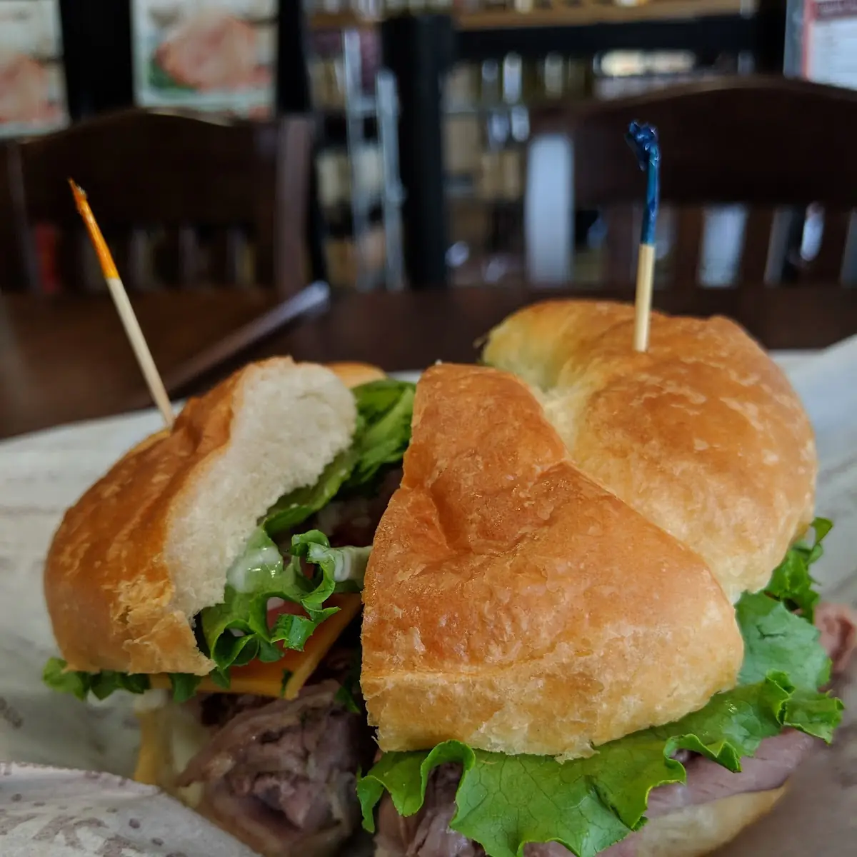Roast Beef and Chedder Sandwich