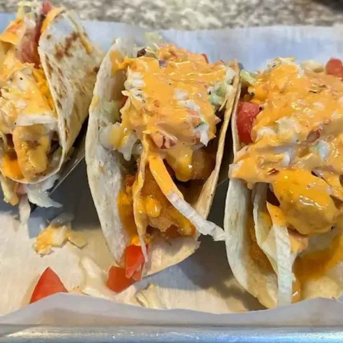 Boom Boom Shrimp Tacos
