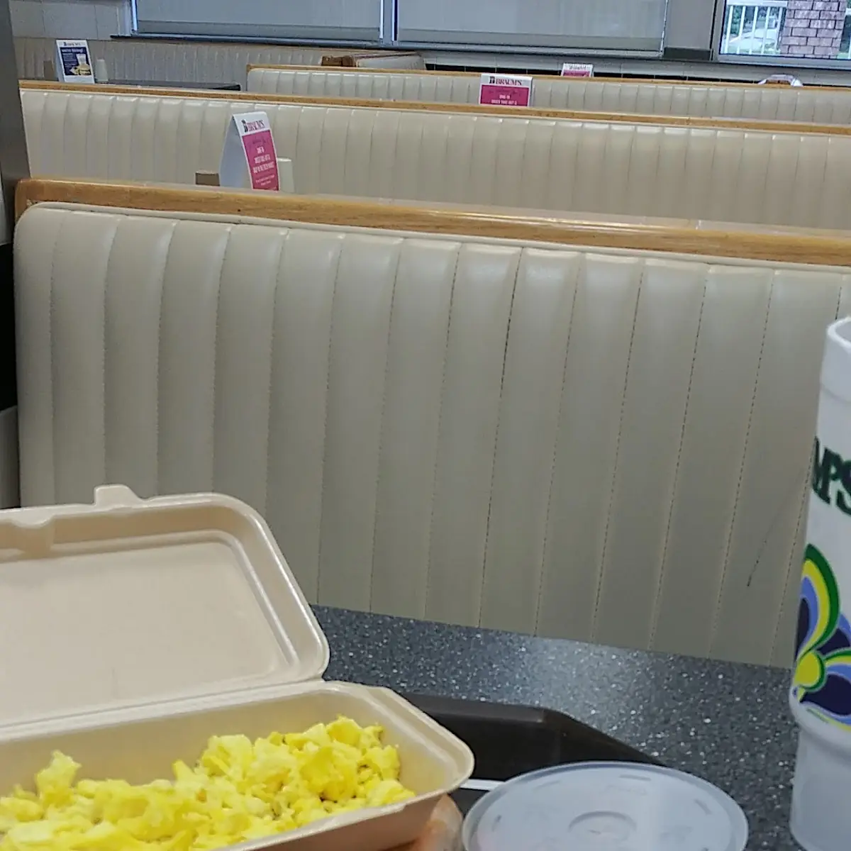 Hot Cakes with a Side of Eggs Scrambled