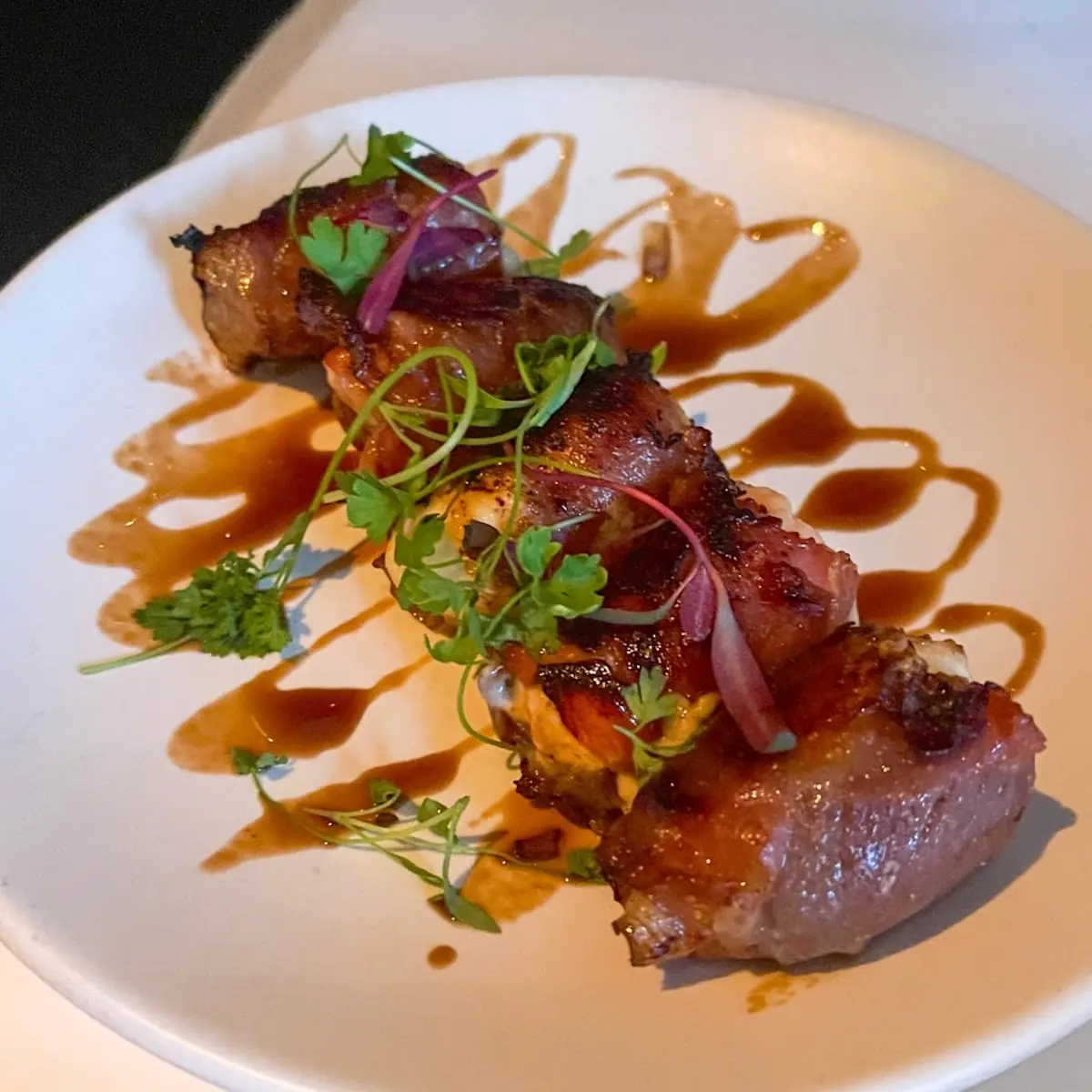 Membrillo Glazed Pork Belly Marcona Almonds