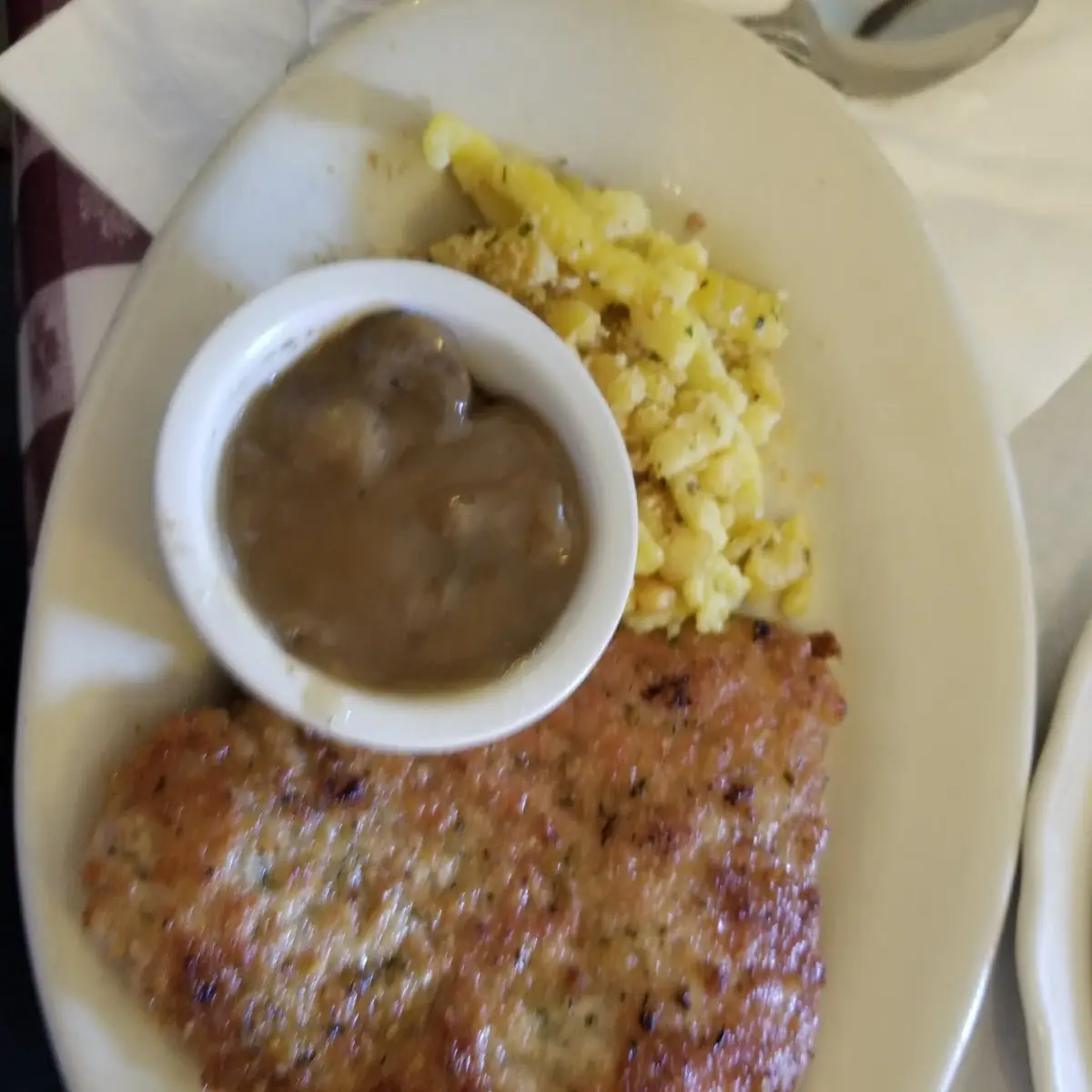 Schnitzel with Spätzle