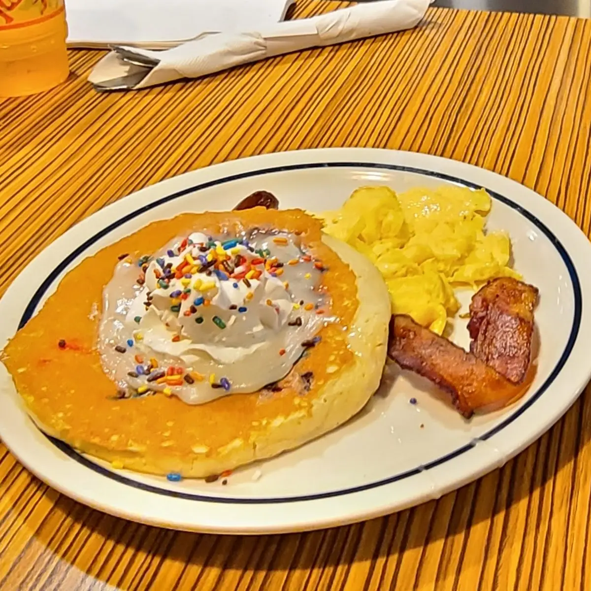 Jr Cupcake Pancake Combo