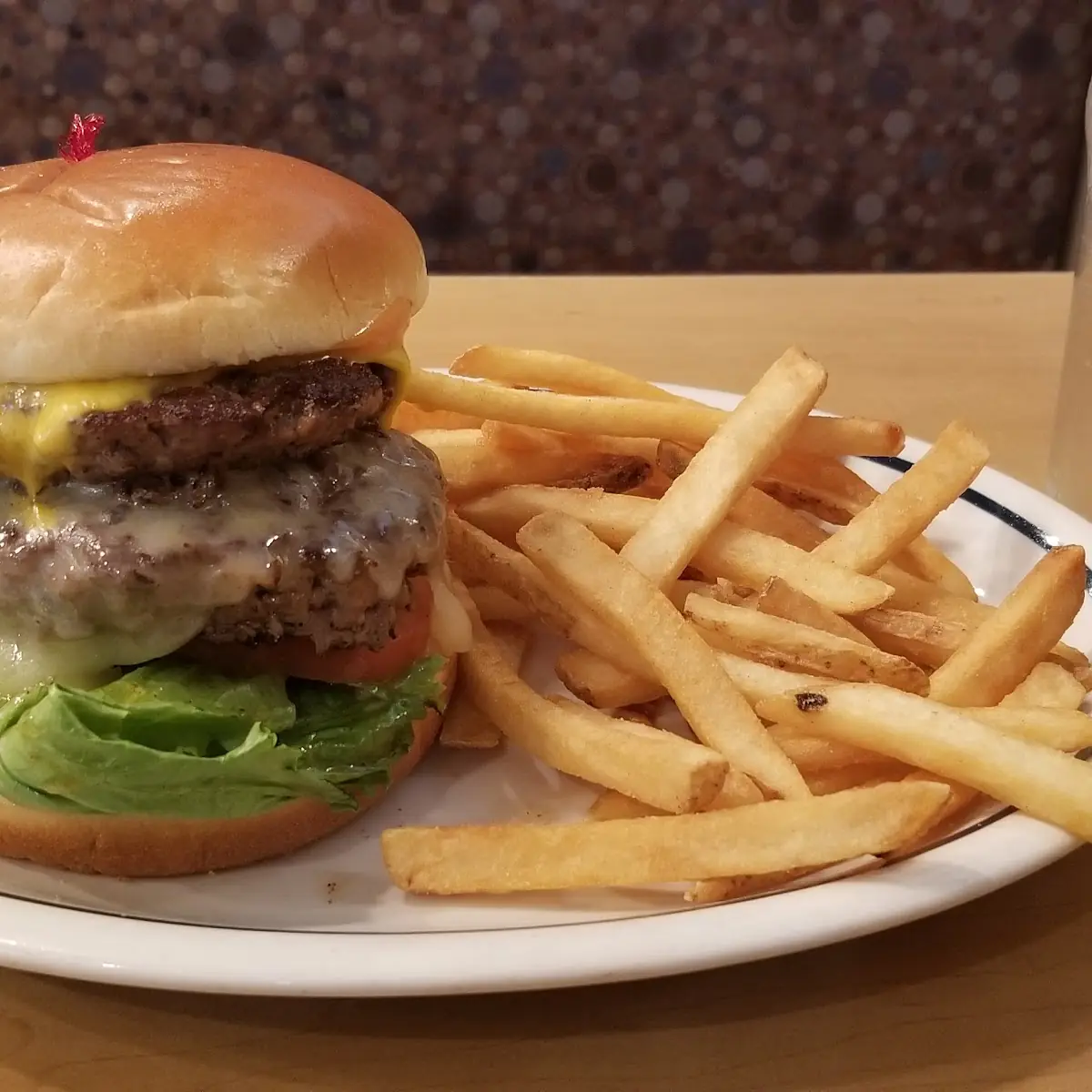 Mega Burger and Fries
