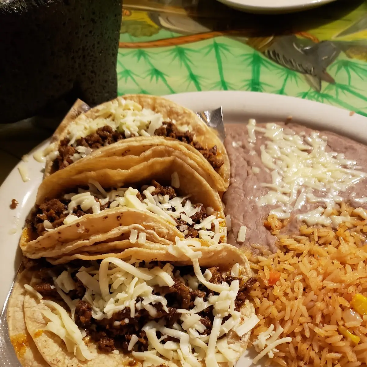 Kid's Taco Rice & Beans