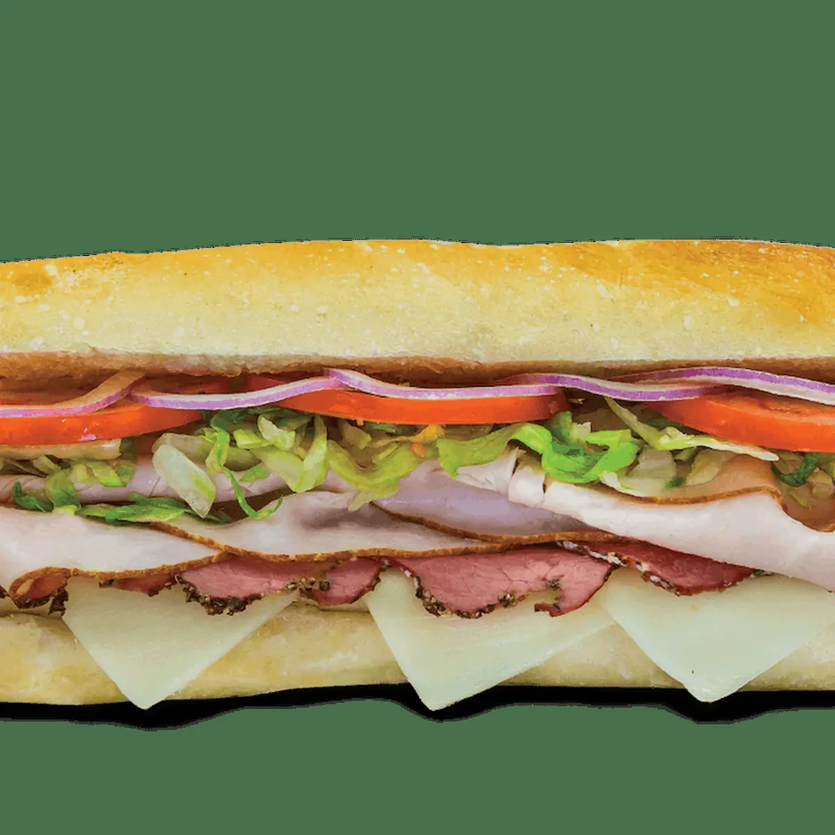 Ham Salami Capicolla Pepperoni and Provolone Sub