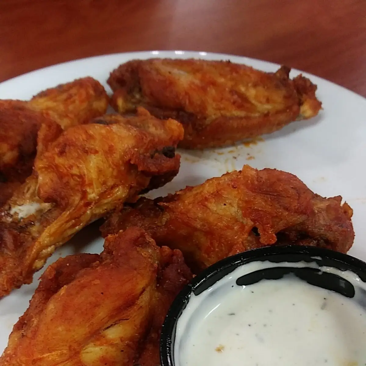 Hot Wings and Ranch Dipping Sauce