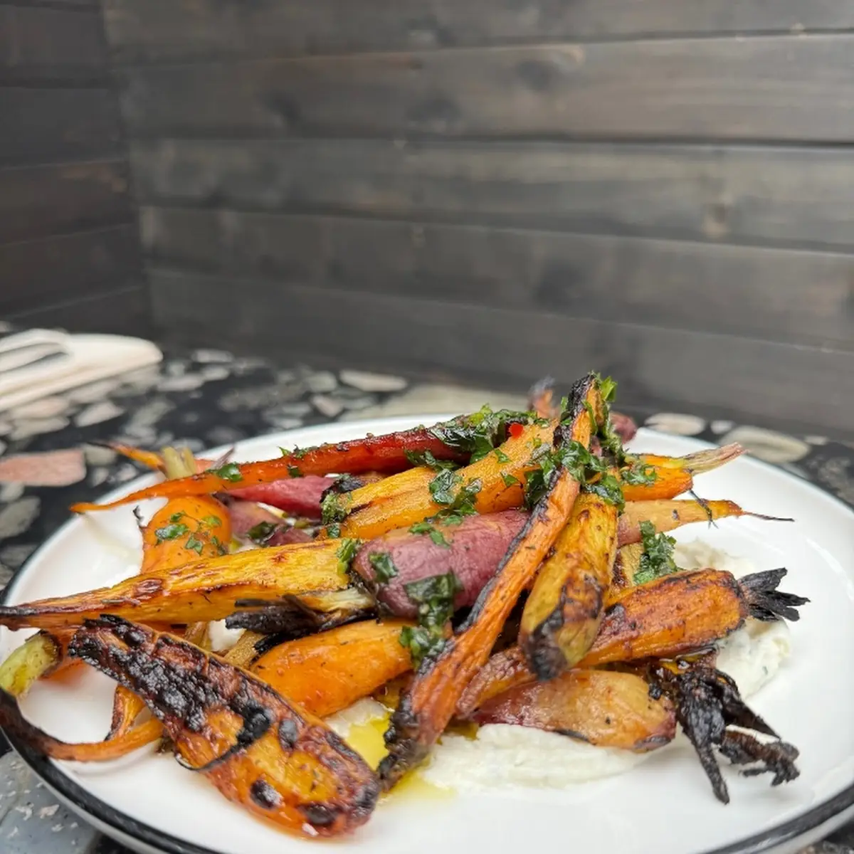 Wood Fired Carrots