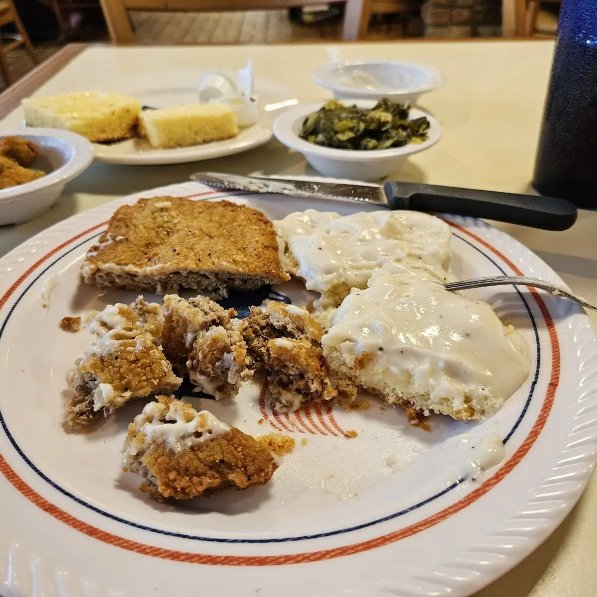 Country Fried Steak and Eggs
