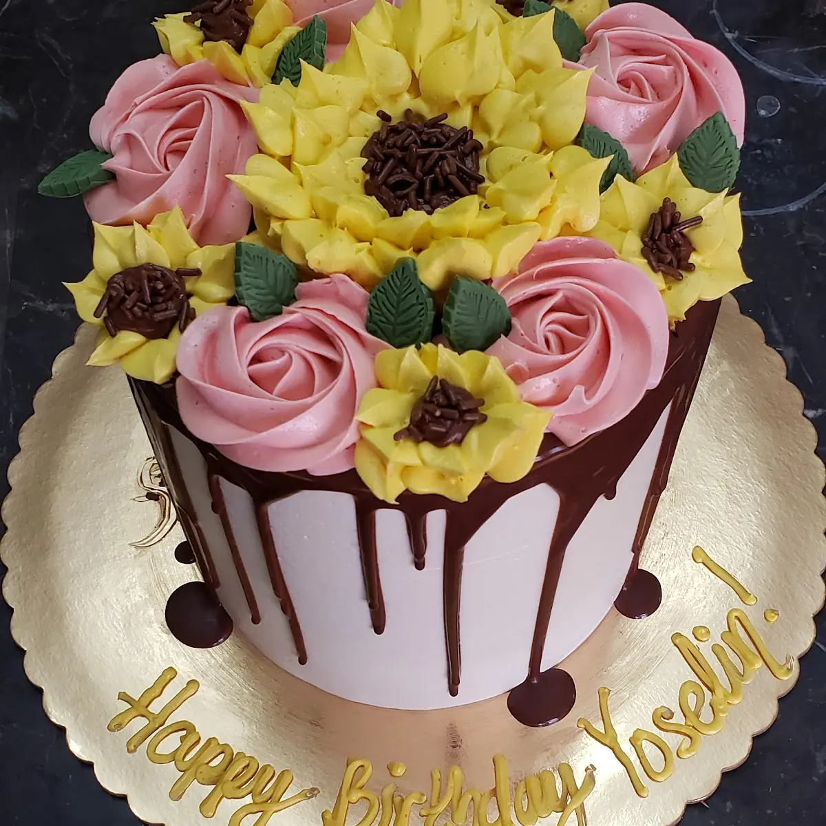 Chocolate Chip Birthday Cake