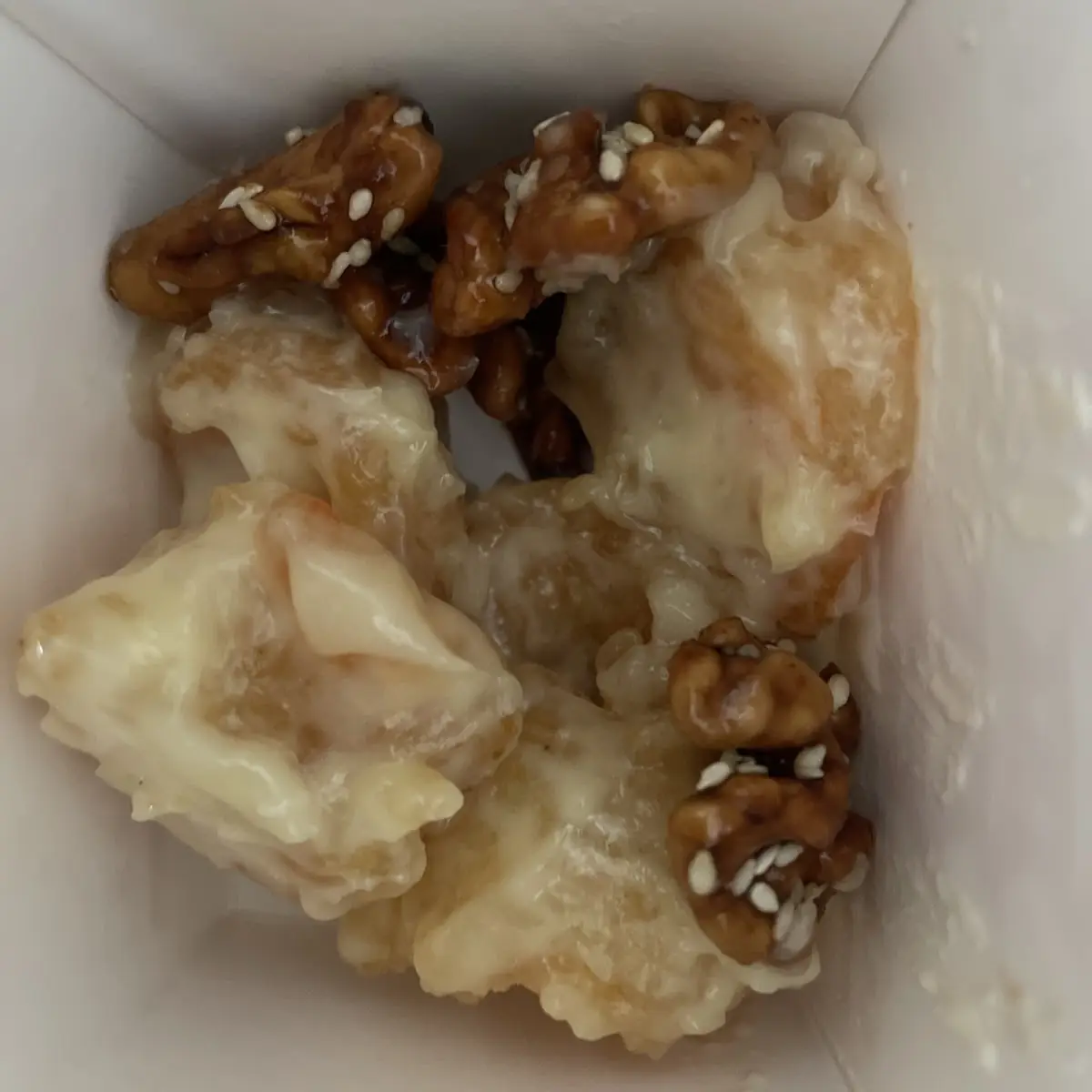 Honey Walnut Prawns Breaded