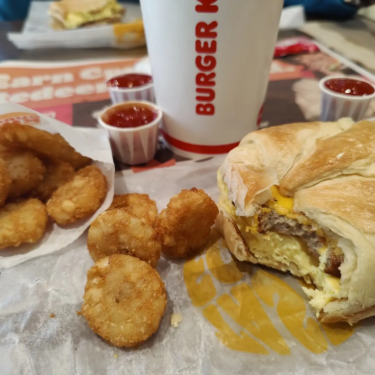 Sausage Croissant Sandwich