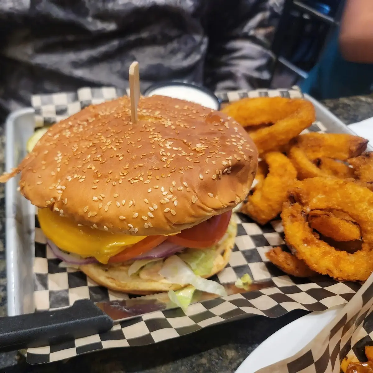 Black & Tan Onion Rings