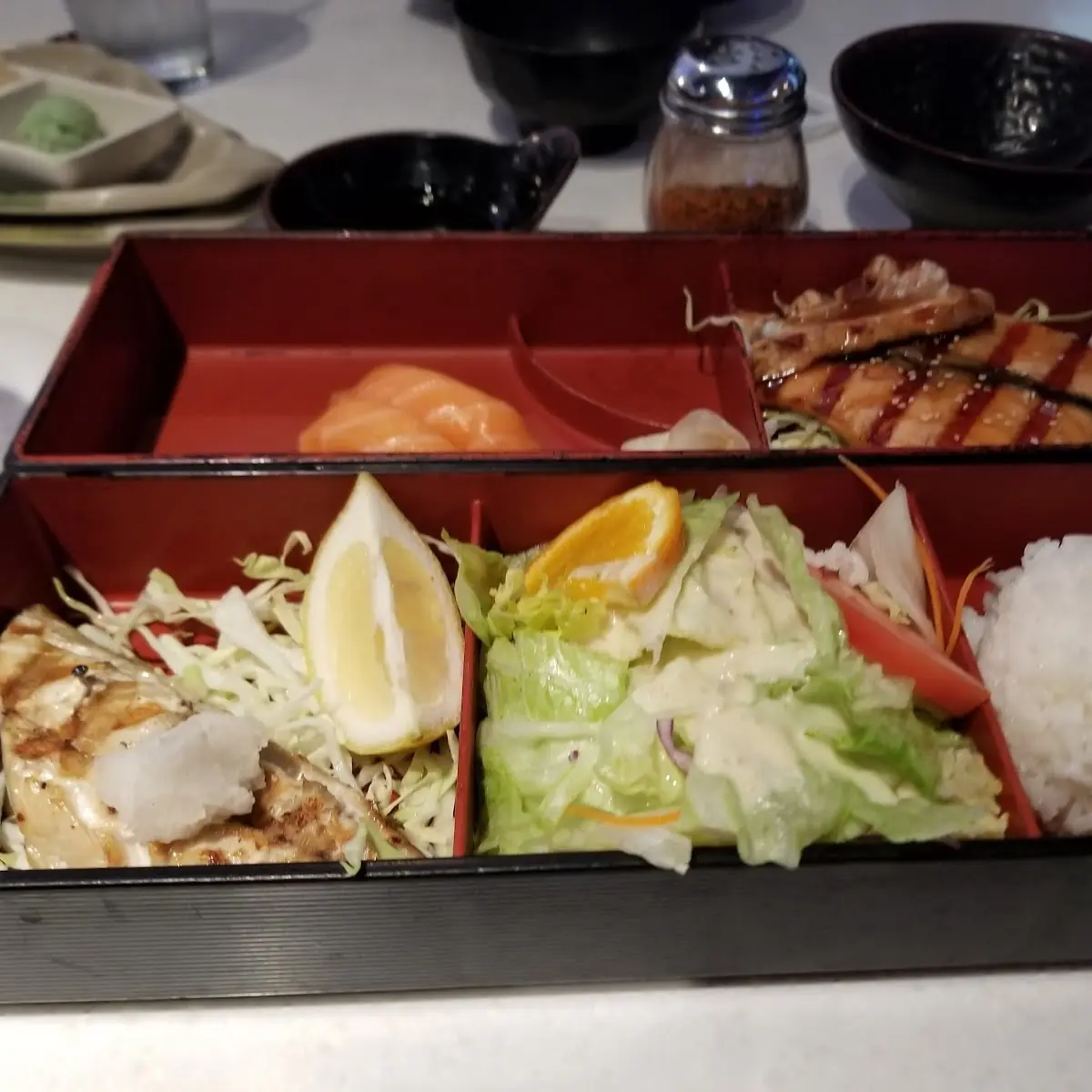 Teriyaki Salmon Bento Box