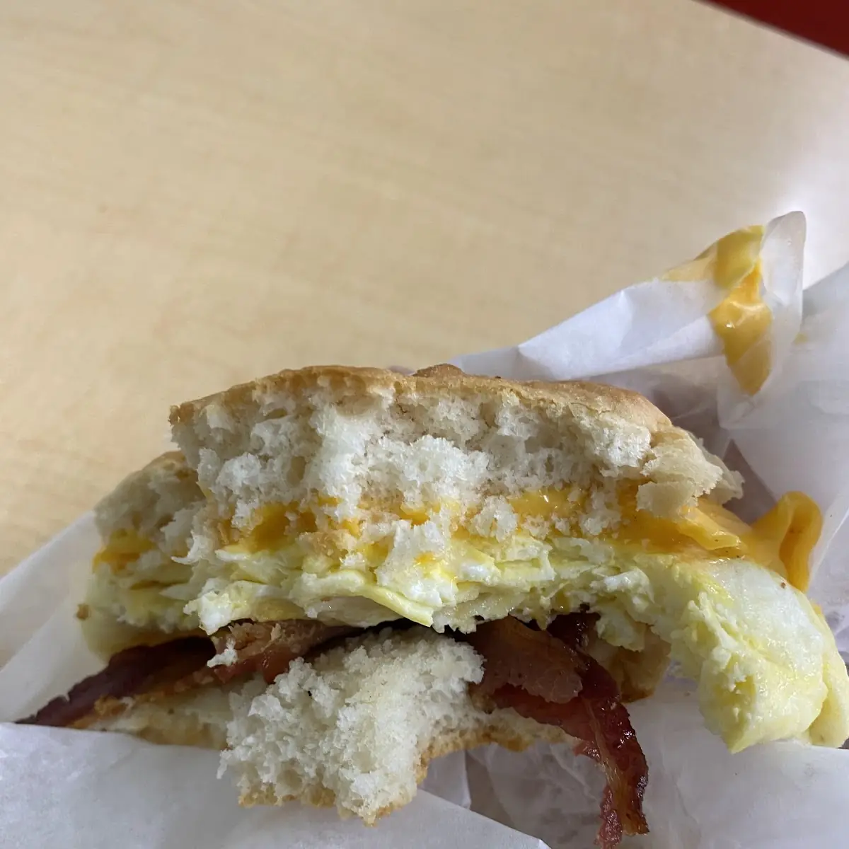 Bacon Egg and Cheese Biscuit