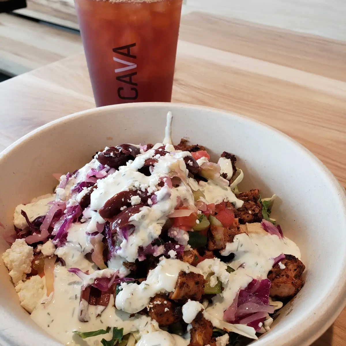 Salad Bowl Super Greens with Chicken