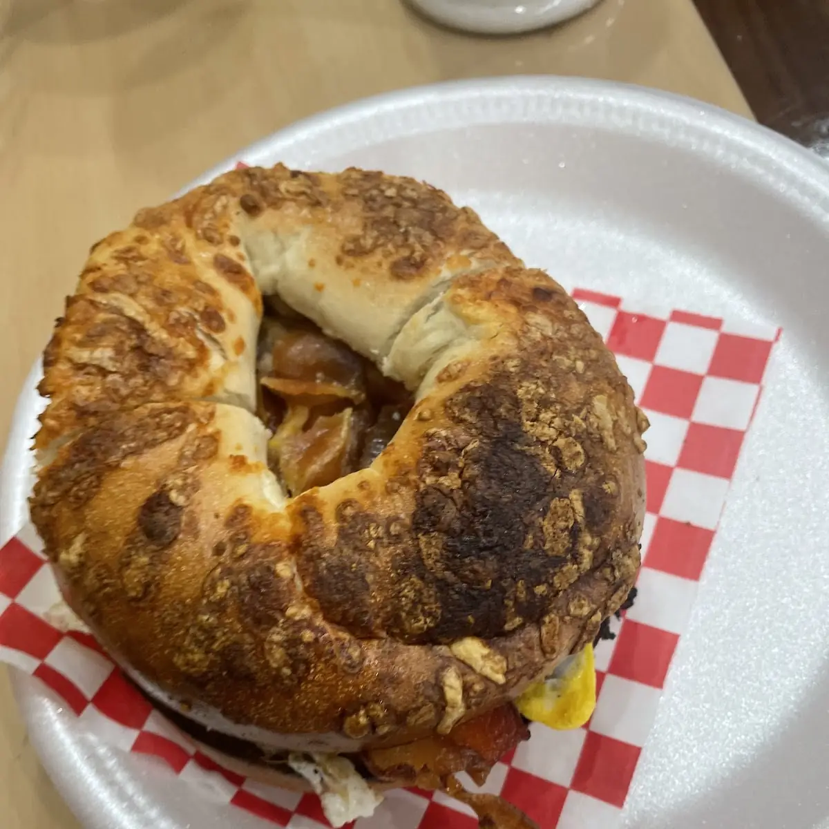 Asiago Bagel Sandwich