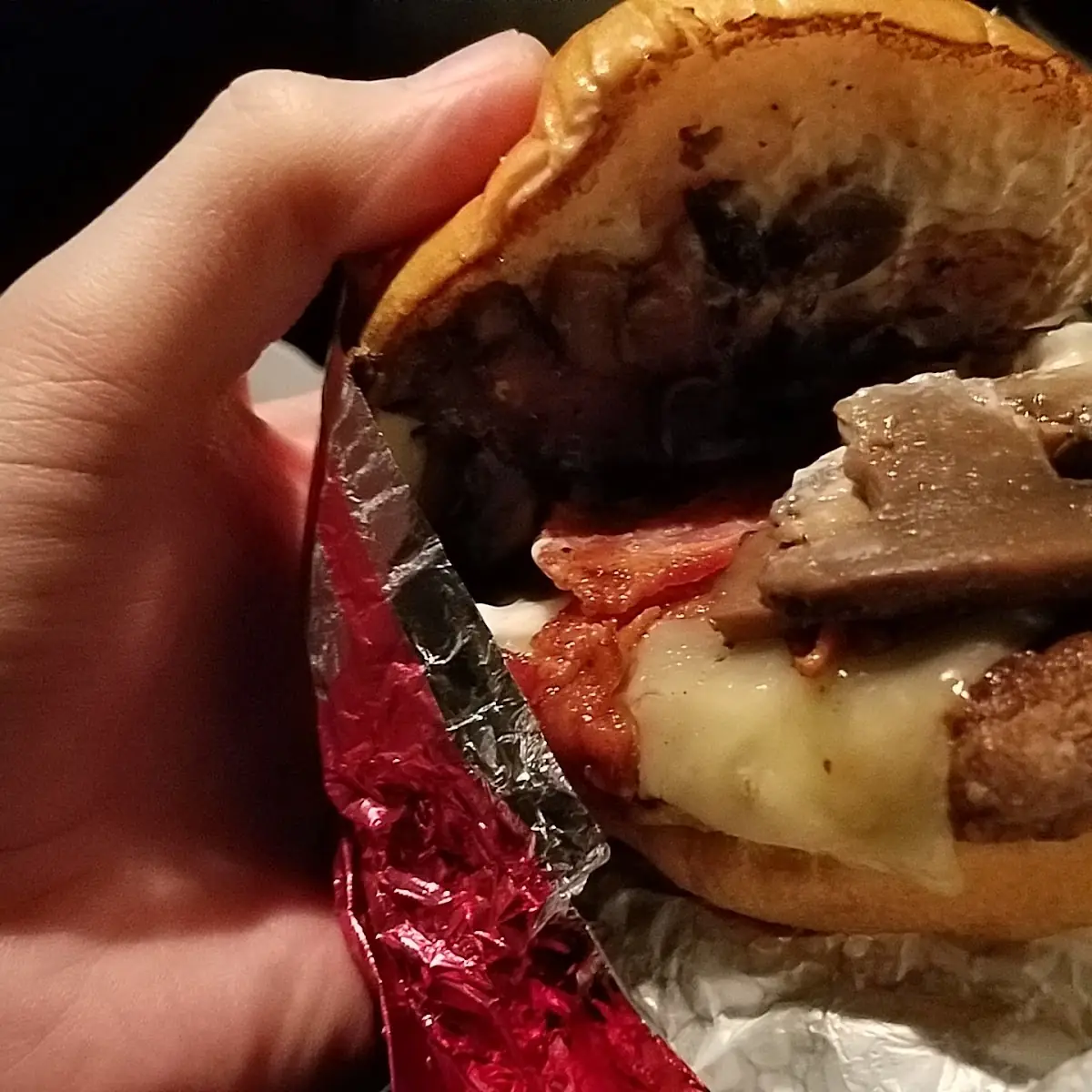 Mushroom & Swiss Burger