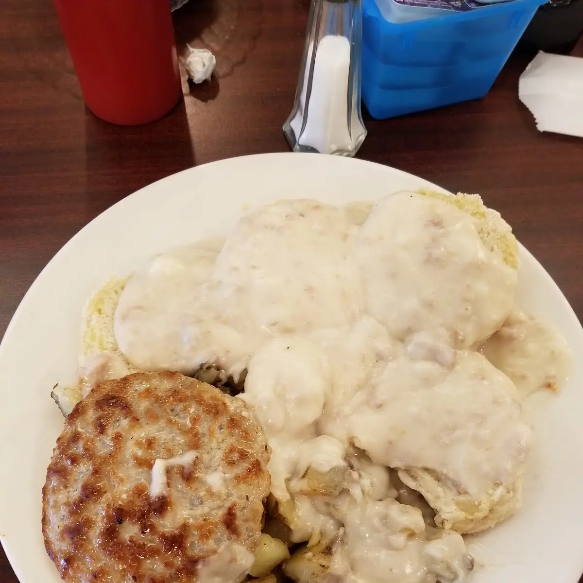 Sausage Gravy and Biscuits