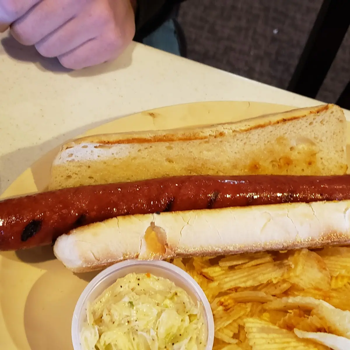 Foot Long Hot Dog