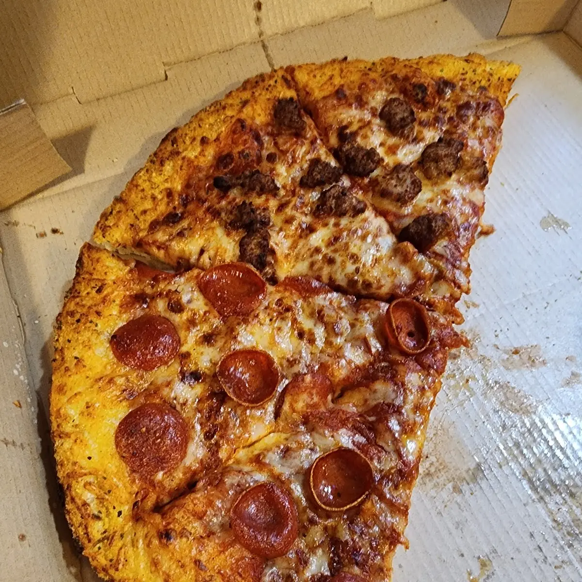 Sausage Pizza Pepperoni Pizza