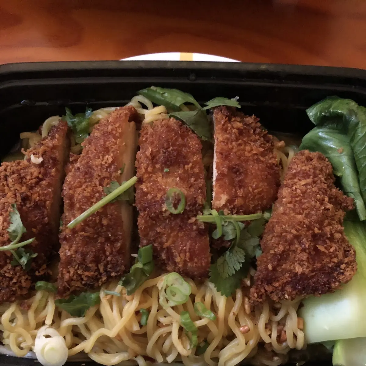 Dry Noodle with Crispy Chicken