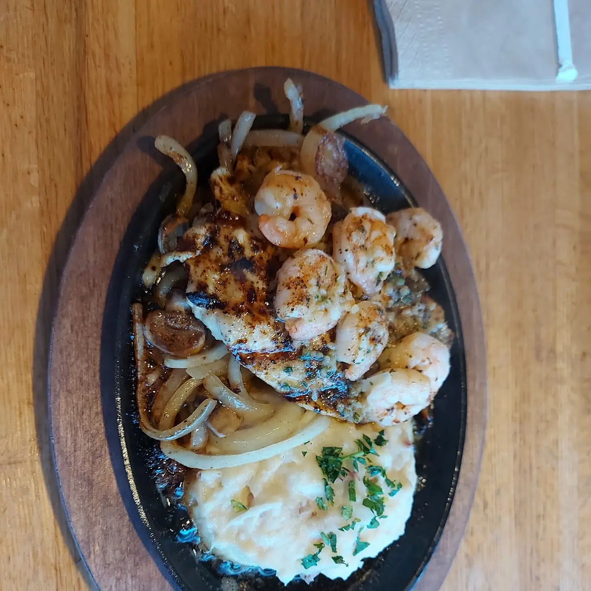 Shrimp 'N Parmesan Sirloin