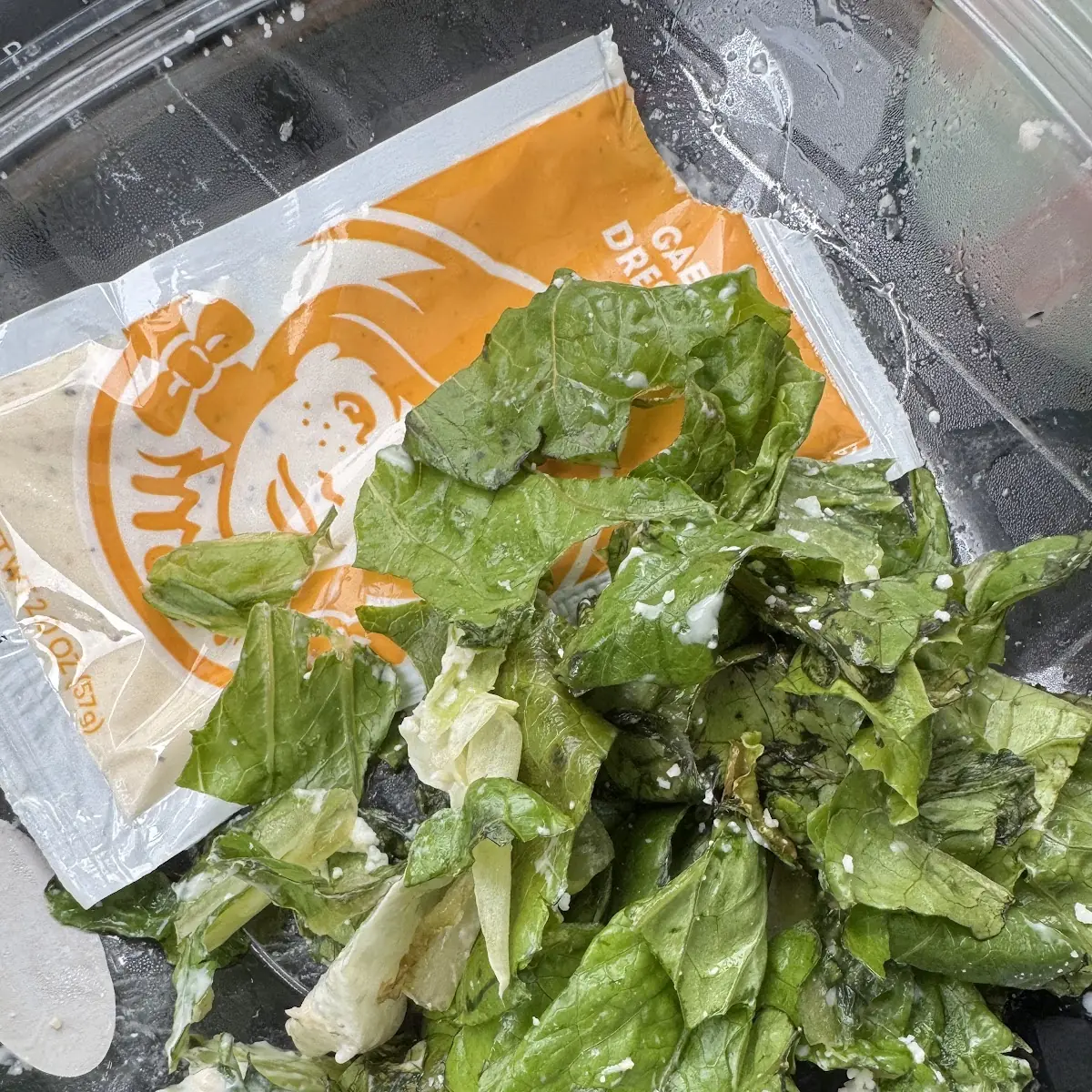 Caesar Salad with Chicken Salad