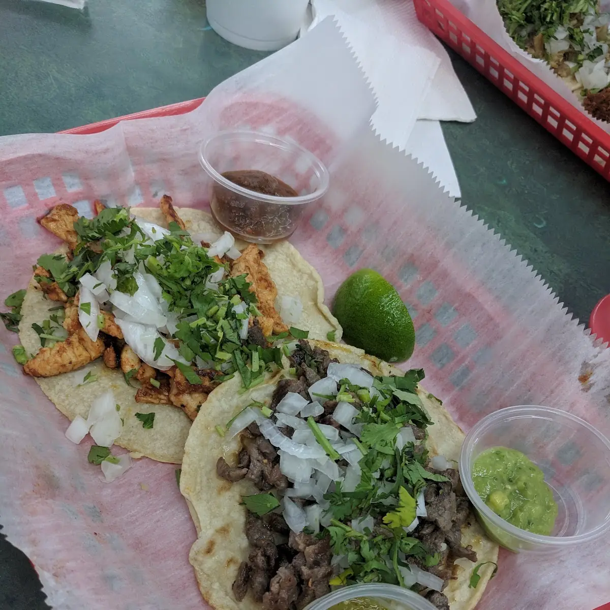 Street Tacos with Lime and Salsa