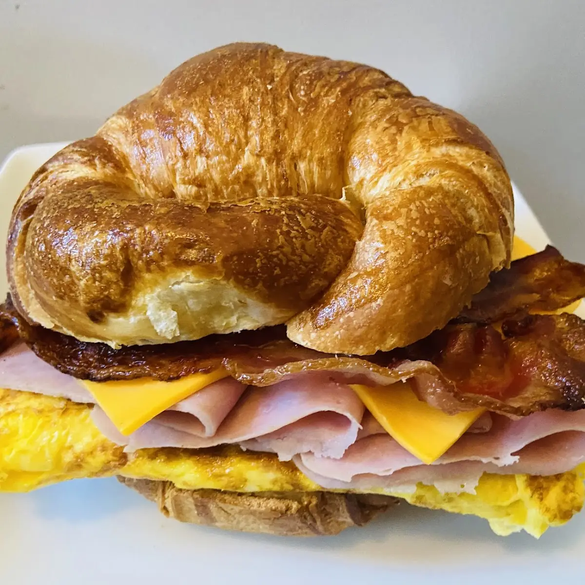 Ham Egg and Cheese Sandwich