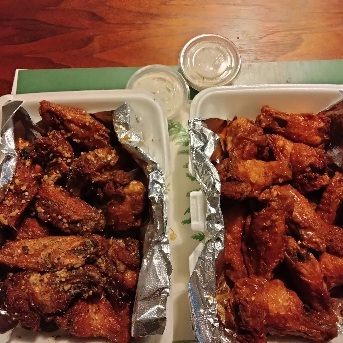 Parmesan Wings and Mild Wings