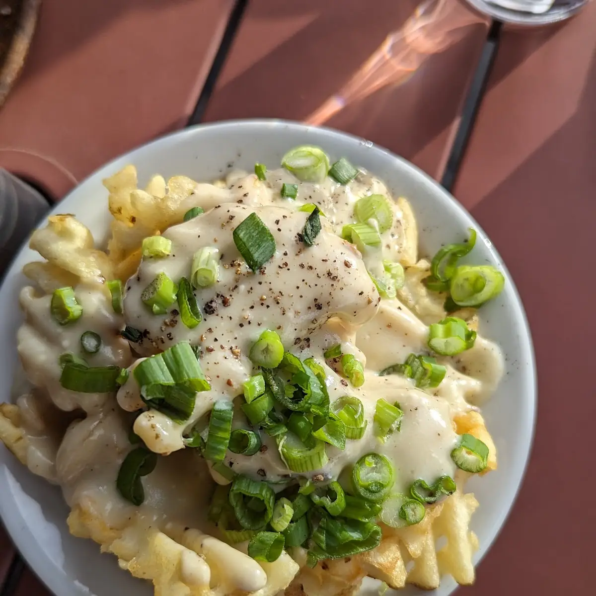 Bleu Cheese Waffle Fries