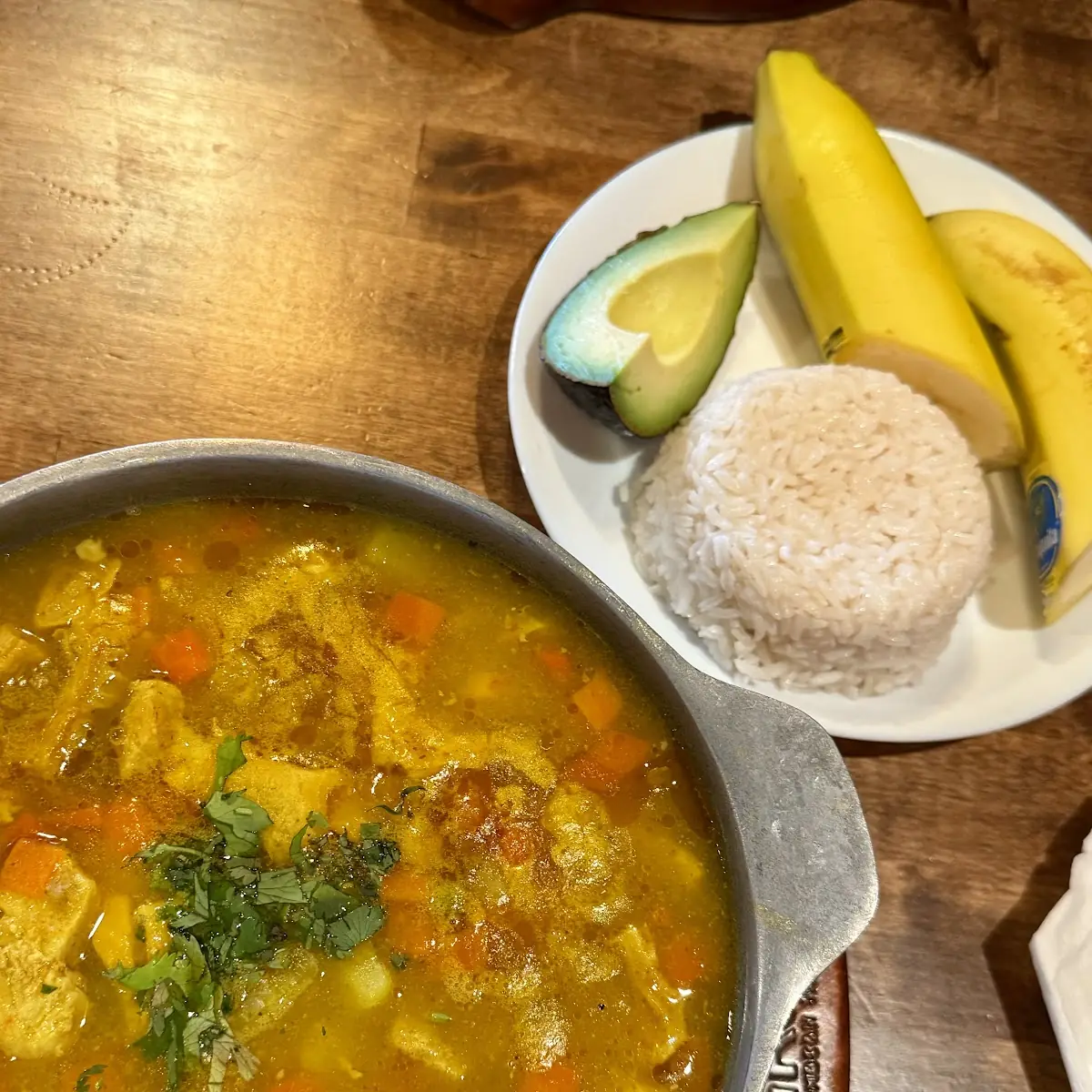 Beef Sancocho and White Rice