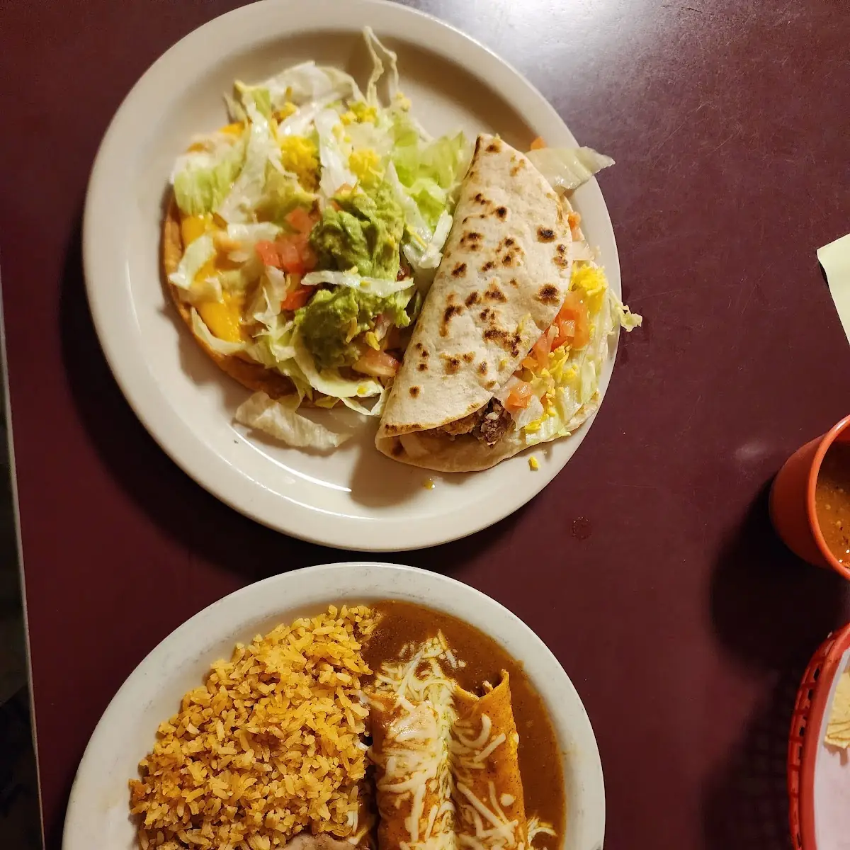 Enchilada Plate