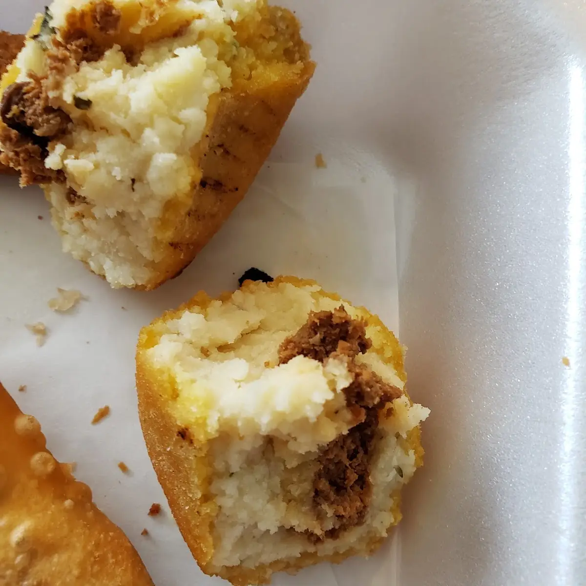Papa Rellena Mashed Potato with Beef Inside