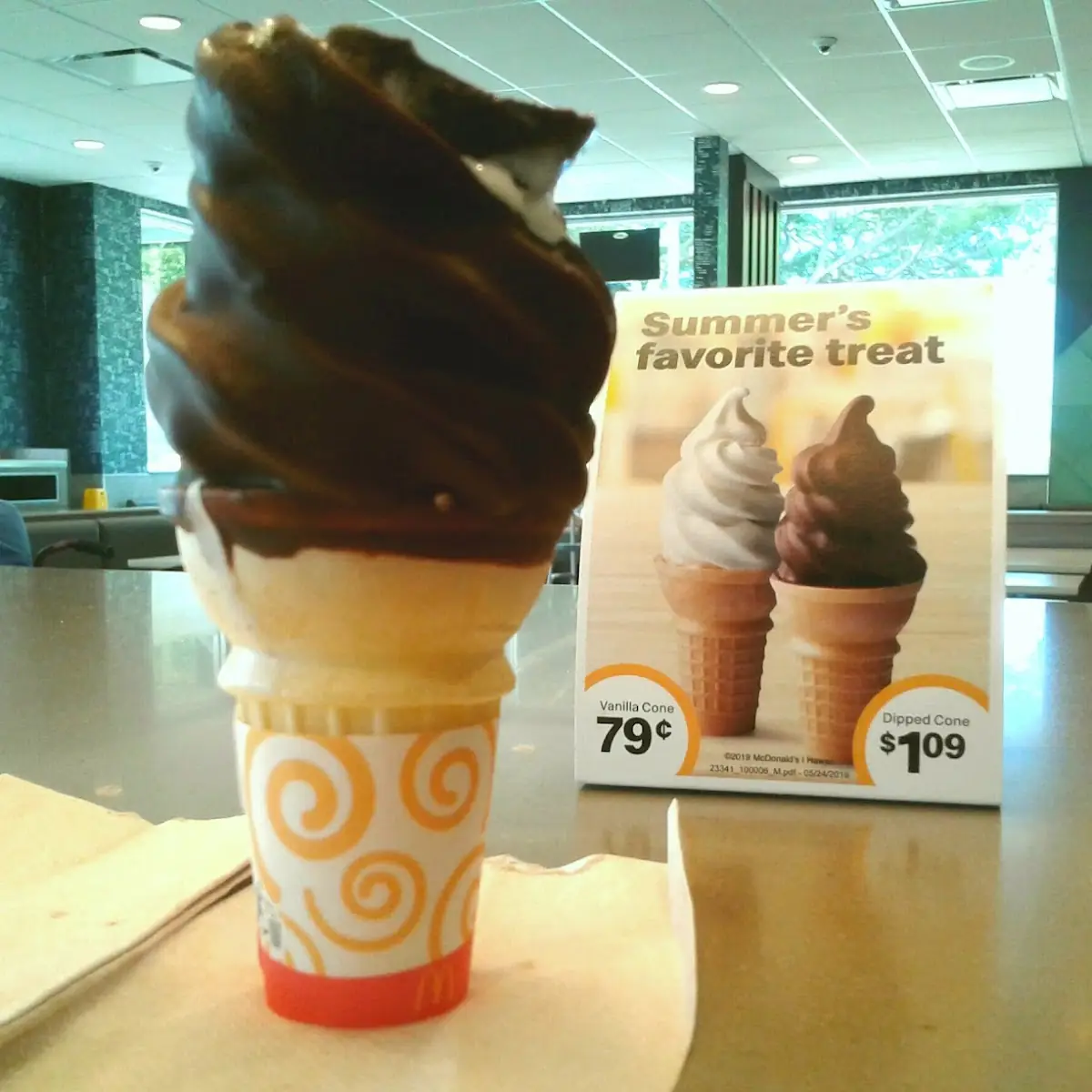 Chocolate Dipped Ice Cream Cone